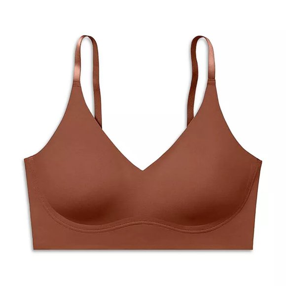 True Body Lift Triangle Full Cup Adjustable Strap Bra Chestnut Brown Small NEW - Picture 4 of 7